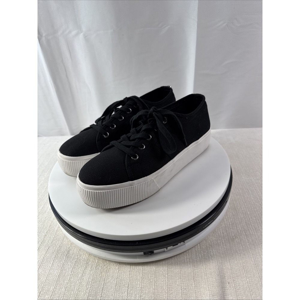 Steve Madden Women's Black Platform Sz 10 Med Sneakers